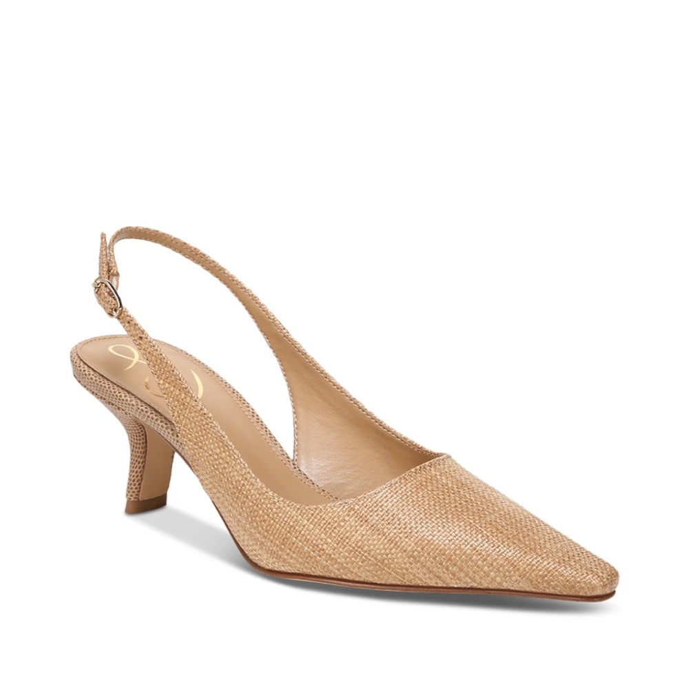Sam Edelman Women's Bianka Pointed Toe Mid Heel Slingback size 8 NEW IN BOX